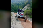 Sinop’ta köylerde yol iyileştirme çalışmaları