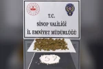 Sinop’ta skunk, kokain ve metamfetamin ele geçirildi