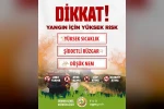 Sinop’un iki ilçesinde yüksek yangın riski alarmı