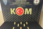 Sırt çantasında 8 kilogram gümrük kaçağı altın taşırken yakayı ele verdi