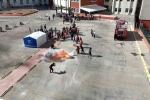 Sivas Numune Hastanesinde gerçeğini aratmayan tatbikat