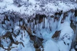 Sivas’ın Kardeniz’i beyaza büründü