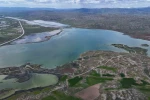 Sivas’ta kar eridi yağmurlar arttı, kentin en büyük gölü taştı
