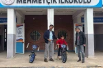 Siverek’te çevreye duyarlı öğrenciler bisikletle ödüllendirildi