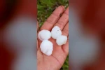 Siverek’te misket büyüklüğünde dolu yağdı