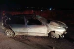 Siverek’te takla atan otomobilin sürücüsü yaralandı