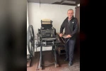 Sivrihisar’da 180 yıllık matbaa baskı makinesi halen çalışıyor