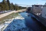 Soguk hava nedeniyle Gali Çayı biz tuttu 