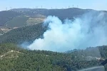 Soma’daki orman yangınına havadan ve karadan müdahale başladı