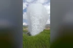 Su isale hattında patlama