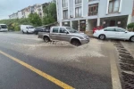 Süleymanpaşa’da şiddetli sağanak: Yollar dereye döndü