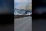 Sultangazi’de otluk alanda çıkan yangın ormana sıçradı