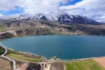 Süphan Dağı ve Aygır Gölü’nün bahar manzarası hayranlık uyandırıyor