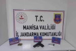 Şüphe üzerine üstü aranan şahıstan tabanca ve mermi çıktı