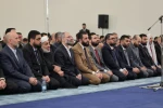 Suriye Devlet Başkanı Başkan eş-Şara, bayram namazını Halk Sarayı’nda kıldı