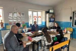 Susuz Kaymakamı Tutal, öğretmen ve öğrencilerle buluştu
