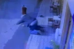Taburede uyudu, yerde uyandı
