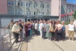 Taciz davasında kadın muhtara kadın meslektaşlarından destek 
