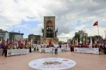 Taksim Meydanı’nda görsel şölen