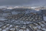 Tarihi Hasankeyf’te kar manzaraları