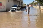 Tarımsal sulama suyu caddeleri göle çevirdi