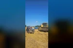 Tarla yangınlarına karşı biçerdöver operatörleri bilgilendirildi