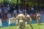 Tartışmalı güreşler olaylı başladı