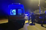 Tartıştığı babasını bıçakladı, ekipler tarafından gözaltına alındı