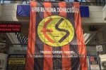 Taşbaşı esnafından Eskişehirspor’a bayraklarla destek