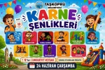 Taşköprü Belediyesi’nden çocuklara karne şenliği
