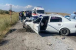 Tatvan’da iki otomobil çarpıştı: 6 yaralı