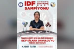 Tavaslı Elif Dilara Davulcu Avrupa dart şampiyon oldu