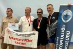 Tavşanlı’da açılan yüzme havuzu 3 çocuk babasını şampiyon yaptı