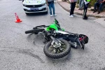 Tavşanlı’da otomobil ile motosiklet çarpıştı: 1 yaralı