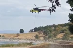 Tavşanlı’da yıldırım düşmesi sonucu çıkan orman yangını havadan müdahaleyle kısa sürede söndürüldü 