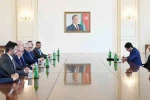 TBMM Başkanı Kurtulmuş, Azerbaycan Cumhurbaşkanı Aliyev tarafından kabul edildi