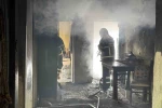 Tek katlı evde çıkan yangın söndürüldü