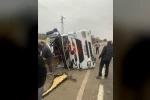 Tekirdağ’da feci kaza: Tır şoförü hayatını kaybetti