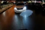Tekirdağ’da motosikletle otomobilin kafa kafaya çarpıştığı kaza kamerada 