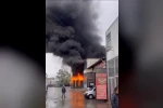 Tekirdağ’da sanayi sitesinde korkutan yangın