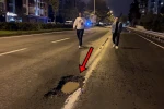 Tekirdağ’da sürücü çukurdan kaçarken başka çukura daldı: "Çok kötüydü, çok korktuk"