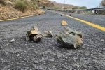 Tekirdağ’da taş ve kayalar yola düştü