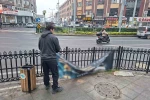 Tekirdağ’da zabıta ekiplerinden izinsiz afiş reklamlara denetim