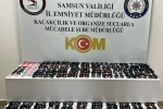 Tekkeköy’de kaçak gözlük operasyonu