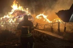 Tekman’da yangın; 2 bin 500 balya ot kül oldu