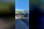TEM Otoyolu’nda cip alevlere teslim oldu