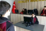 Temsili duruşma salonunda meslek öğreniyorlar