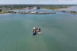 Terme Limanı’nda kum temizliği başladı