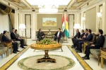 Terör örgütü SDG elebaşı Mazlum Abdi, ABD’li Özel Temsilci Barrack ve IKBY Başkanı Barzani ile görüştü