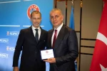 TFF Başkanı Hacıosmanoğlu, UEFA Yönetim Kurulu Toplantısı’na katıldı